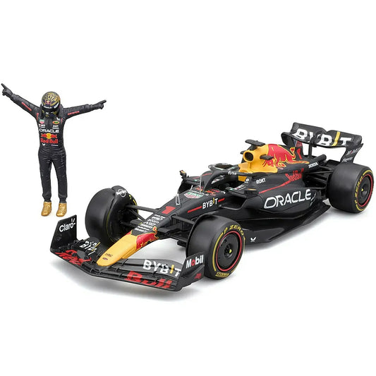 Carro Monoplaza RedBull y Figura Max verstappen 1/24