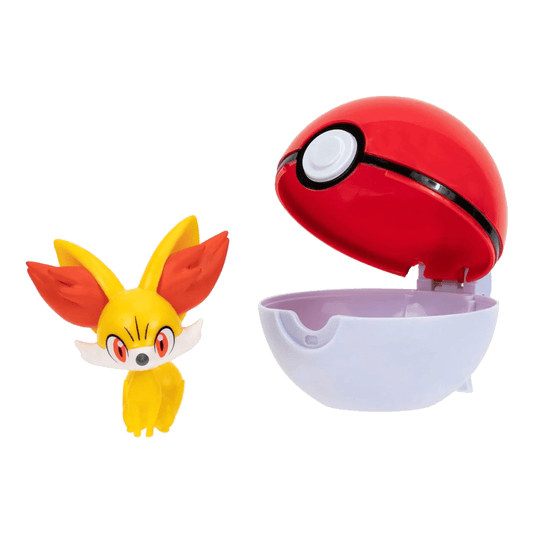 Figura Clip N Go Pokemon Fennekin Pokebola