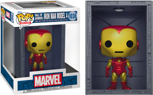 Funko Pop Deluxe Hall Of Armor : Iron Man Model 4 1036