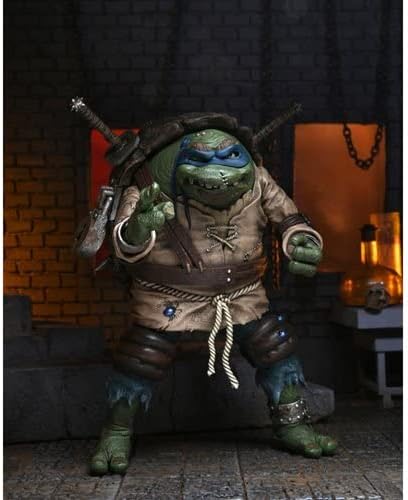 Figura Neca Original tortugas Ninja Leonardo como el Jorobado