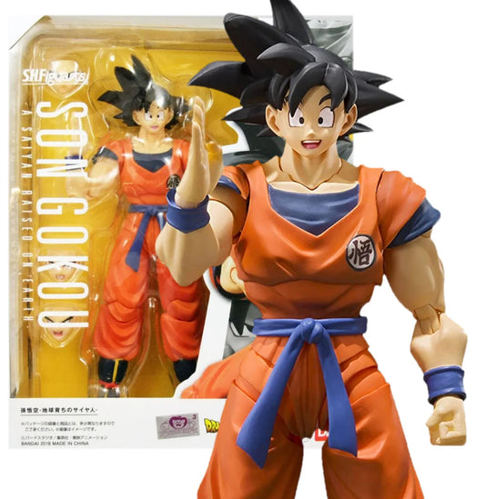 Figura Dragon Ball Z son Goku Articulado S.H Figuarts Saiyan Raise on Earth