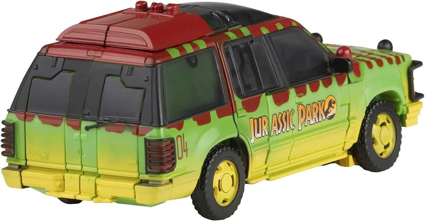 Figuras Transformers Jurassic Park Tyrannocon rex y Autobot JP93