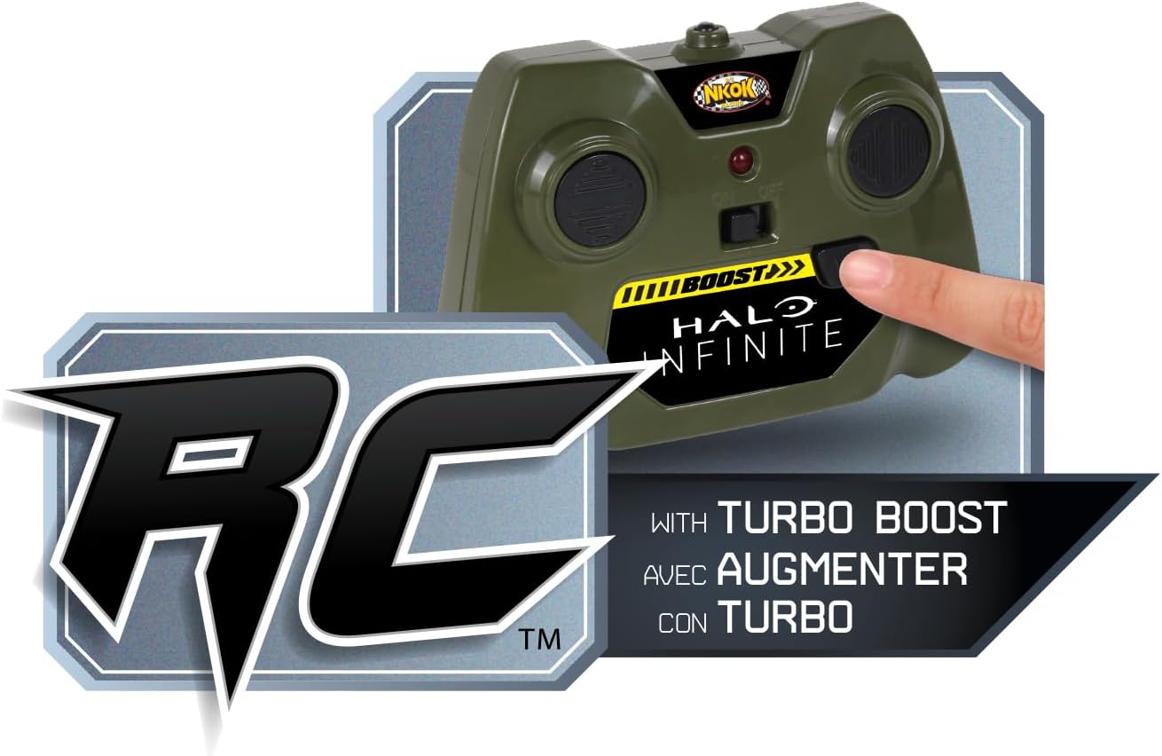 Carro Halo Warthog con Figura Master Chief a control remoto RC