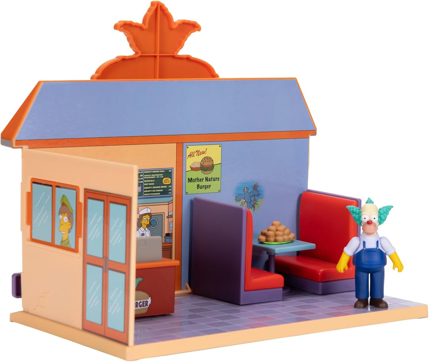 Set de Figura Krusty en Krusty Burguer Los simpsons