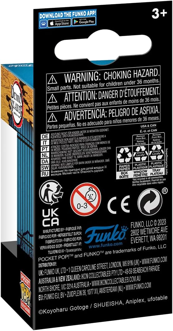 Llavero Pocket Pop Nezuko Kamado Transformada