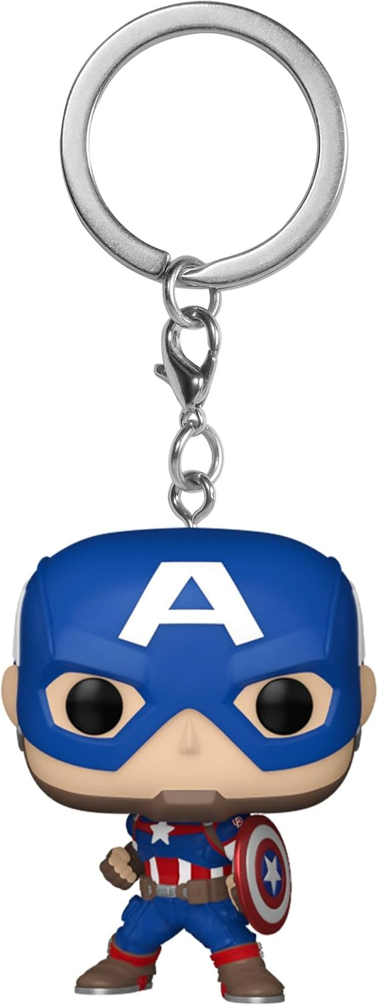 Llavero Pocket Pop Capitan America