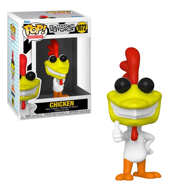 Funko Pop 1072 Pollito serie Vaca y pollito Cartoon Network