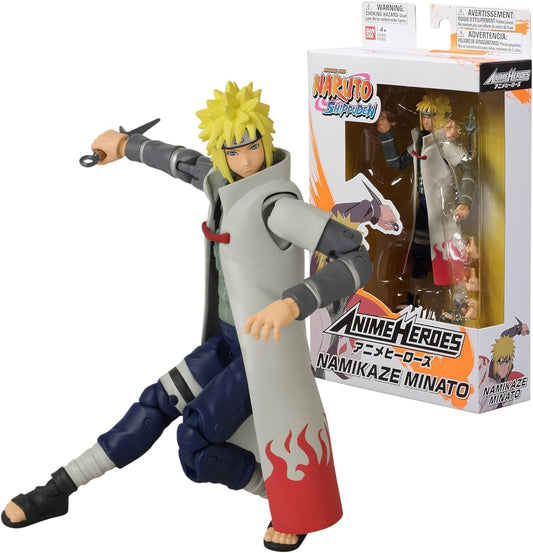 Figura Minato Namikaze Anime Heroes Bandai
