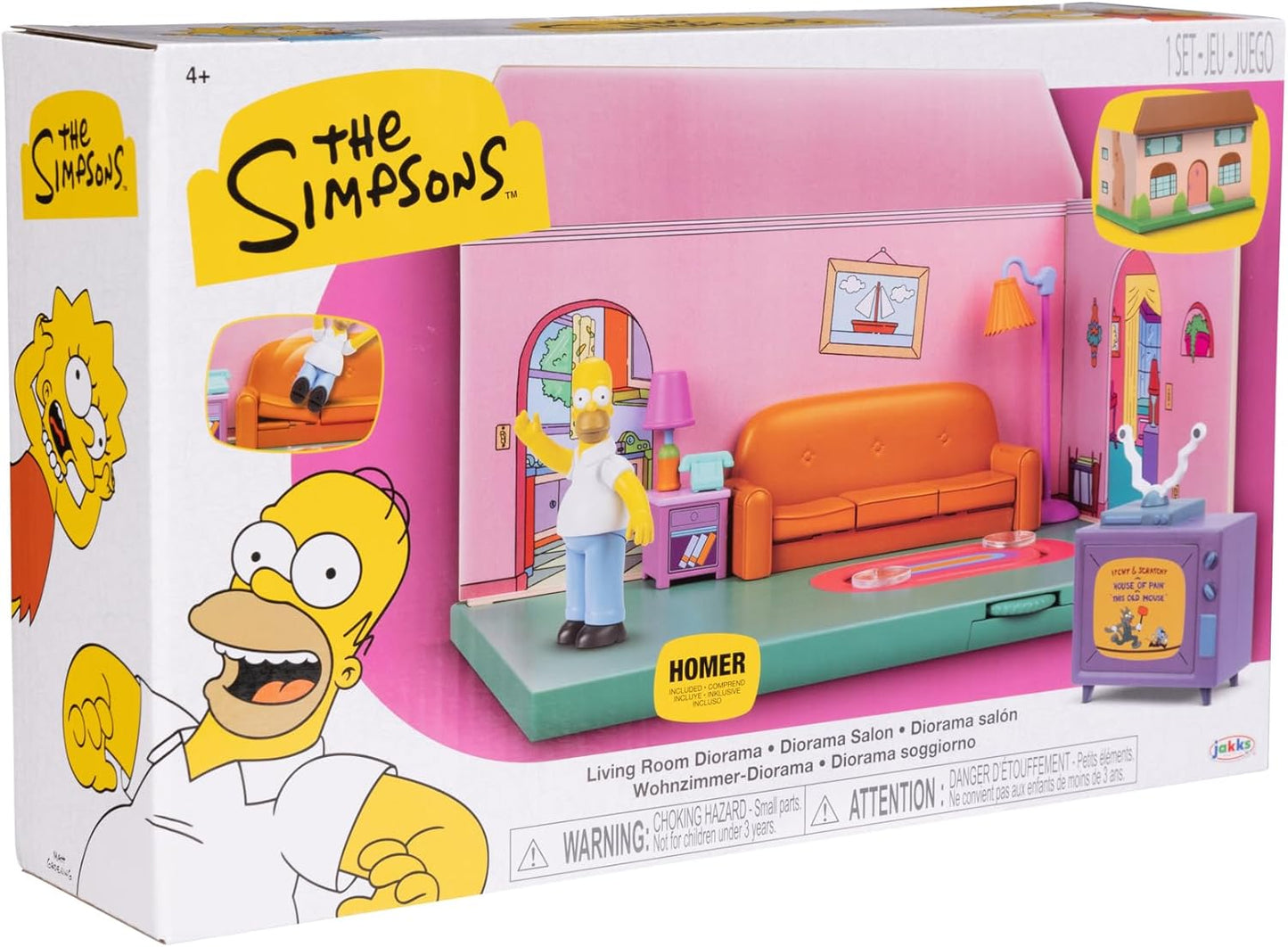 Diorama Casa Los Simpsons con Homero