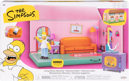 Diorama Casa Los Simpsons con Homero