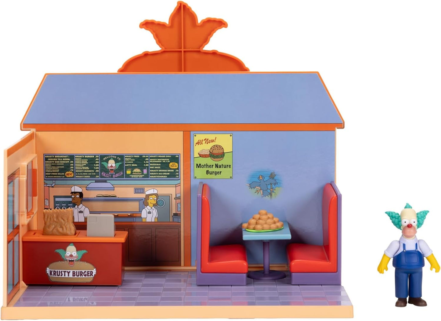 Set de Figura Krusty en Krusty Burguer Los simpsons