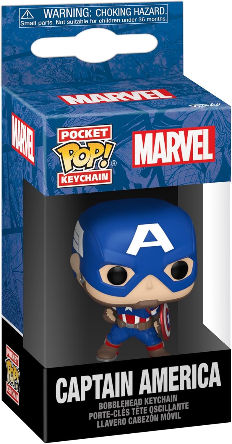 Llavero Pocket Pop Capitan America