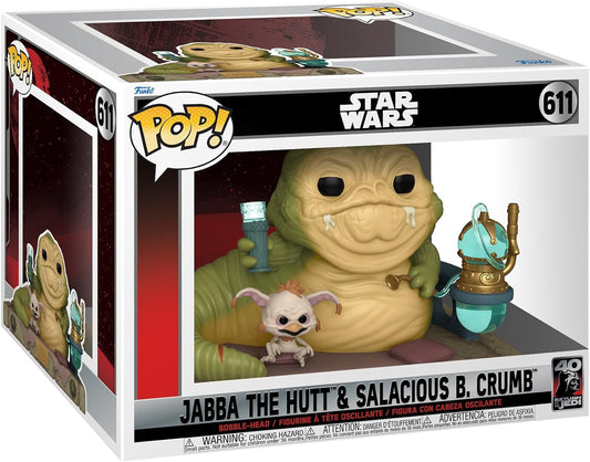 Funko Pop Jabba The Hutt y Salacious b. Crumb Star Wars