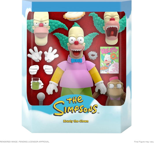 Figura Krusty el Payaso Super 7