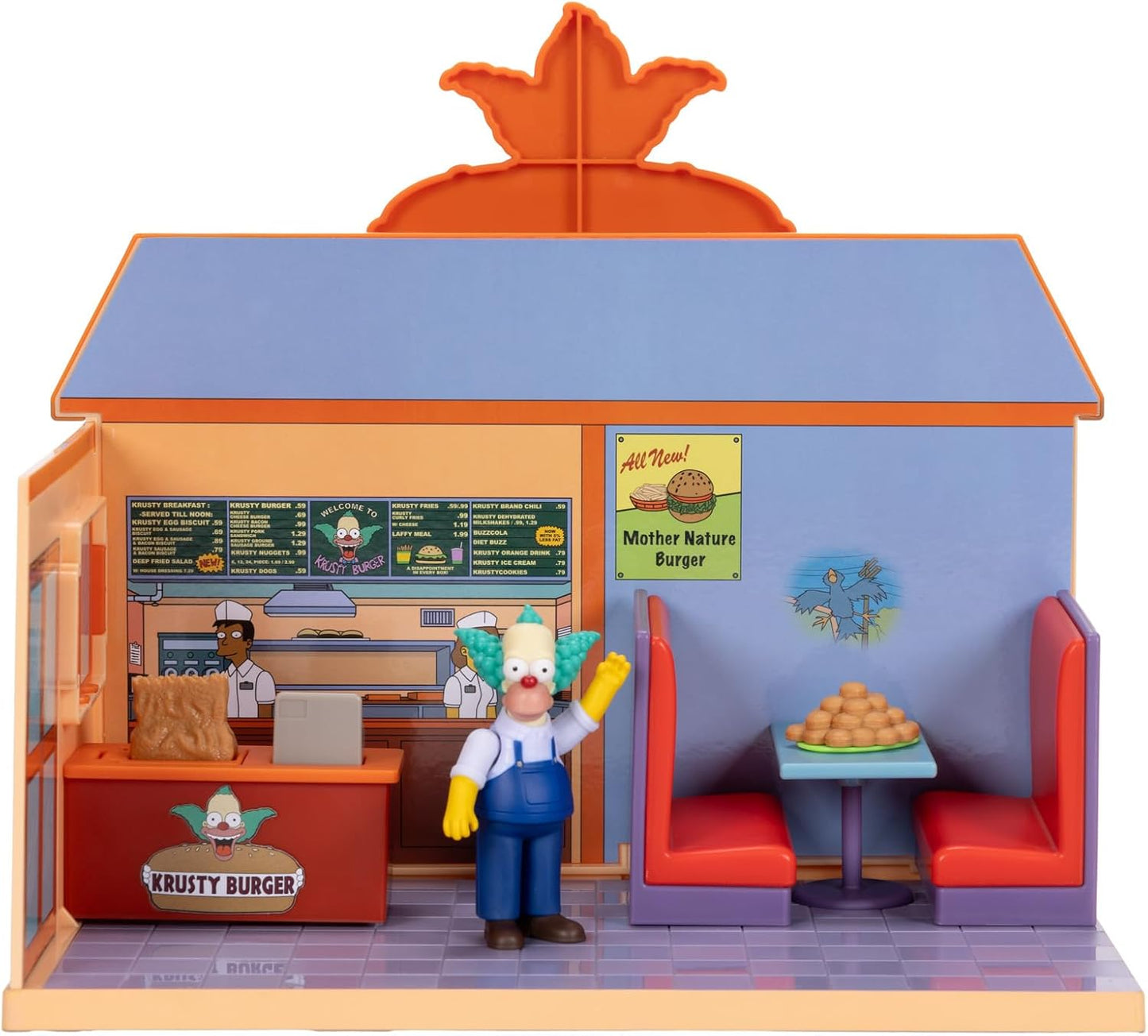 Set de Figura Krusty en Krusty Burguer Los simpsons