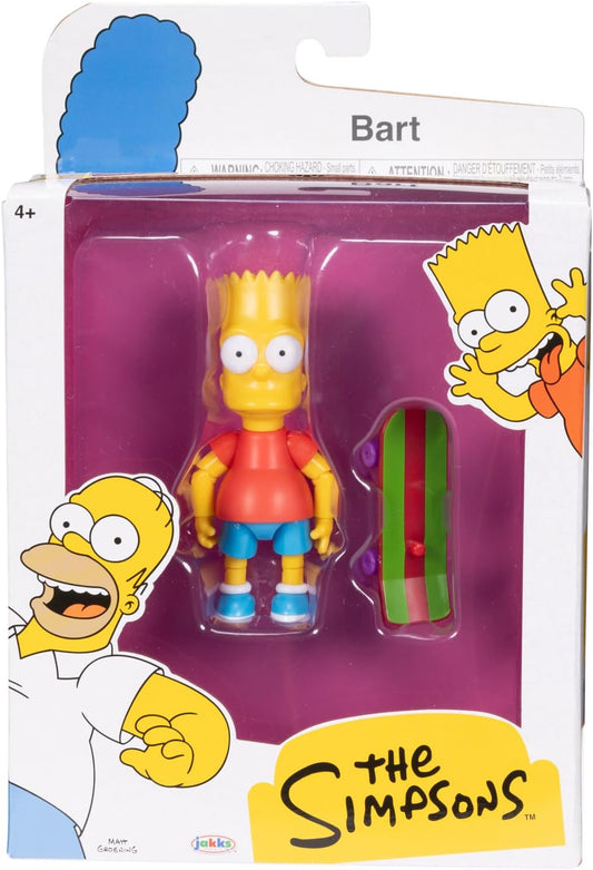 Figura Bart con Patineta Los Simpsons