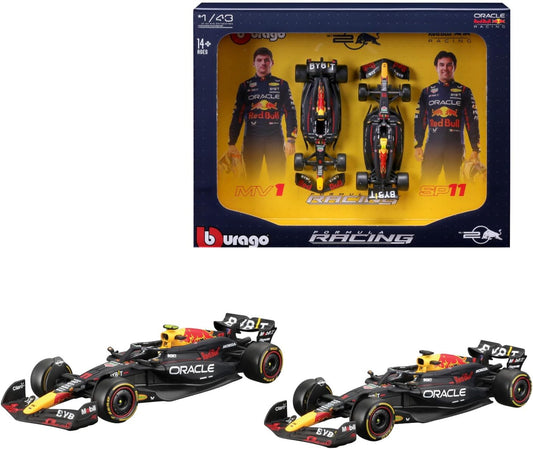 Carros Formula 1 set x 2 RedBull2 Max Verstappen y Sergio Perez