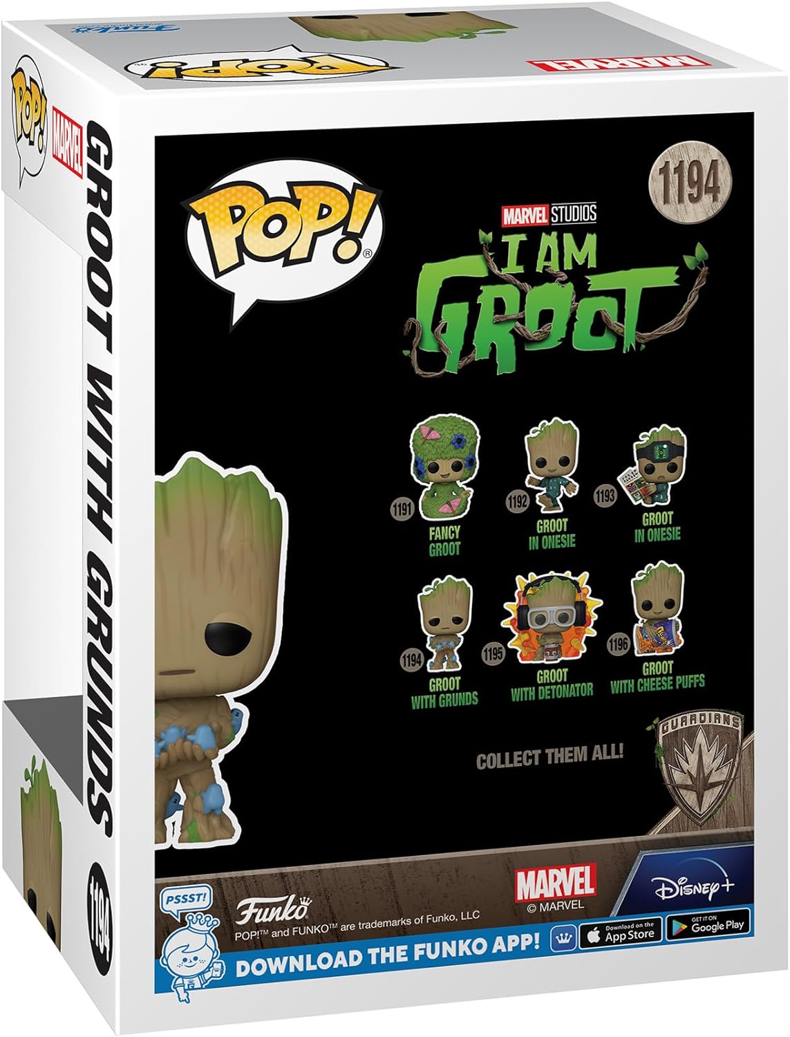 Funko Pop Groot 1194 grunds