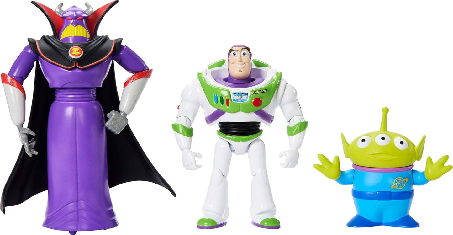 Pack x3 Figuras Toy Story Buzz Alien y Zurg