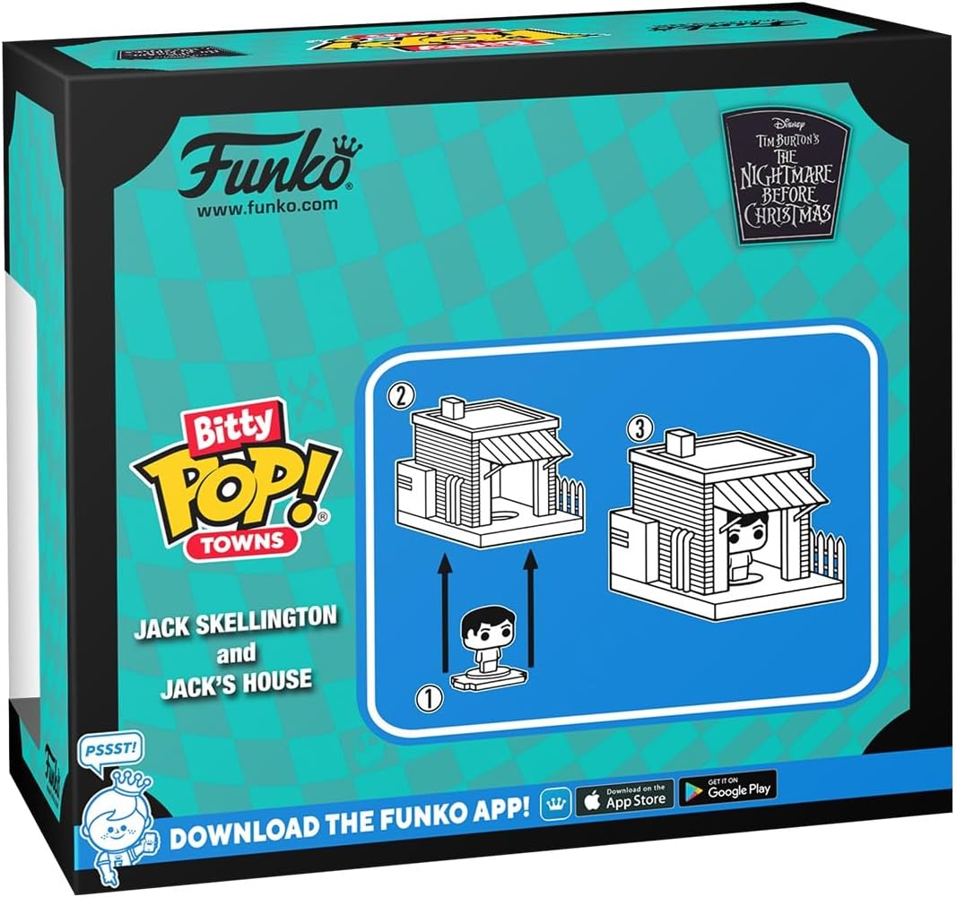 Bitty Pop Towns El Extraño Mundo de Jack funko pop