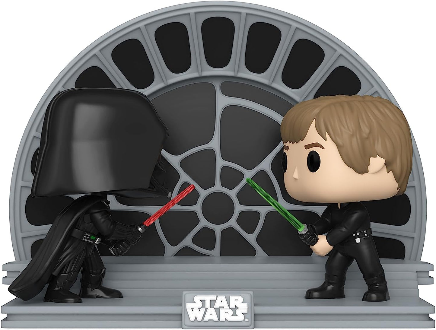 Escena Funko Pop Star Wars Darth Vader Y Luke Skywalker