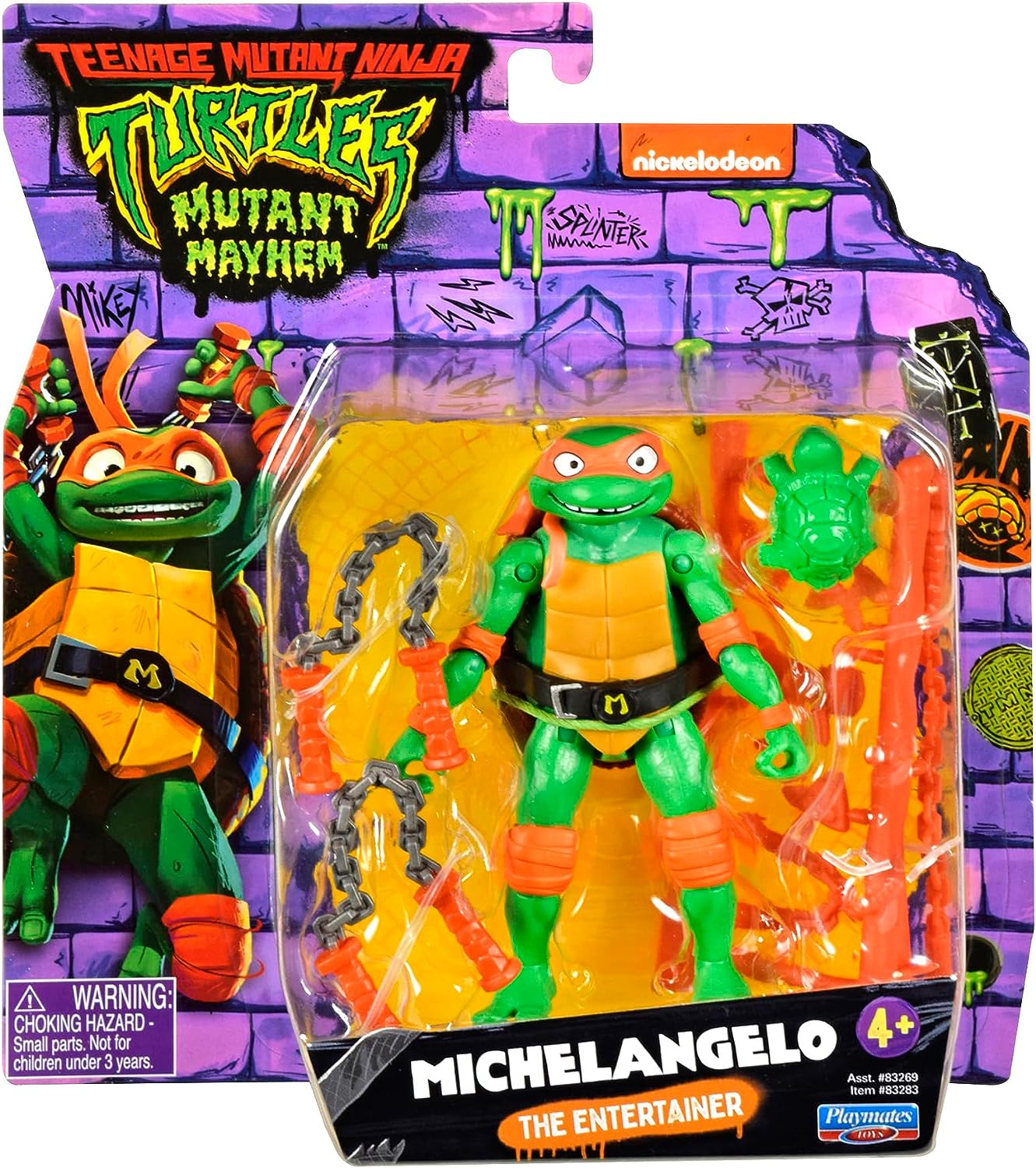 Miguel Angel Mutant Mayhem Tortugas Ninja Figura