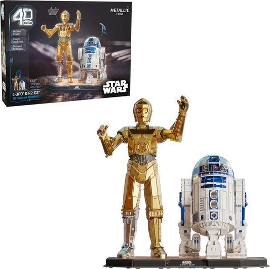 Rompecabezas 4D C-3po y R2D2 Star Wars
