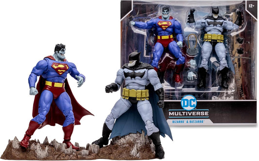 Figuras Bizarro Y Batzarro DC Multiverse Mcfarlane