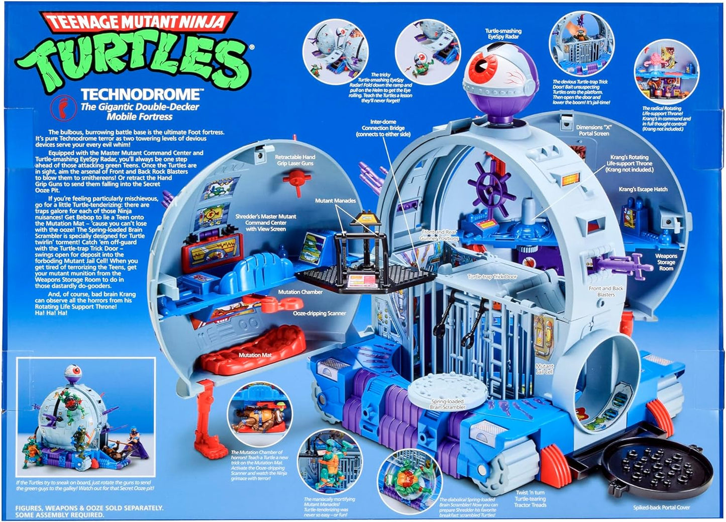 Tecnodromo Tortugas Ninja Original 40 años!