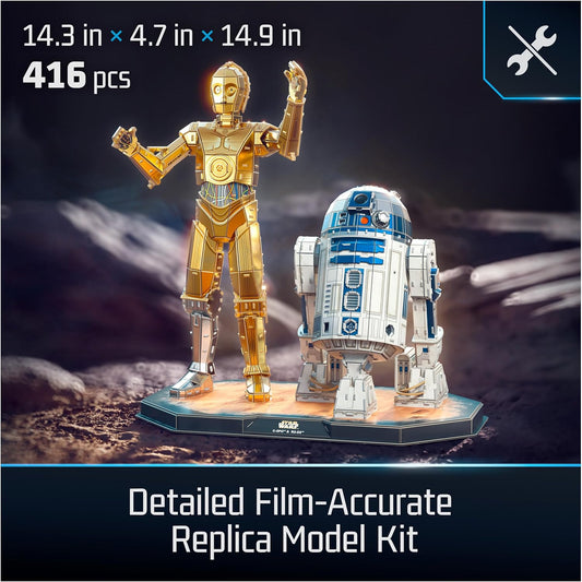 Rompecabezas 4D C-3po y R2D2 Star Wars