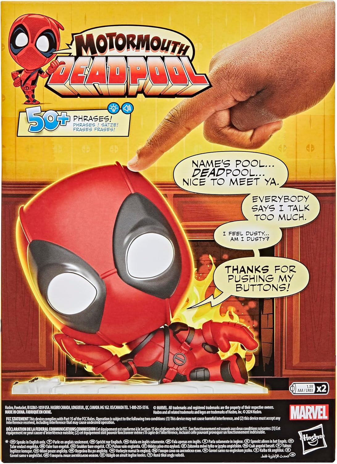 Figura Dead Pool motor Mouth con Sonidos