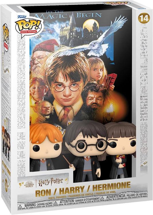 Funko Pop`s Poster de Pelicula Harry Potter y La Piedra Filosofal