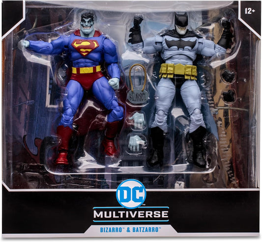 Figuras Bizarro Y Batzarro DC Multiverse Mcfarlane