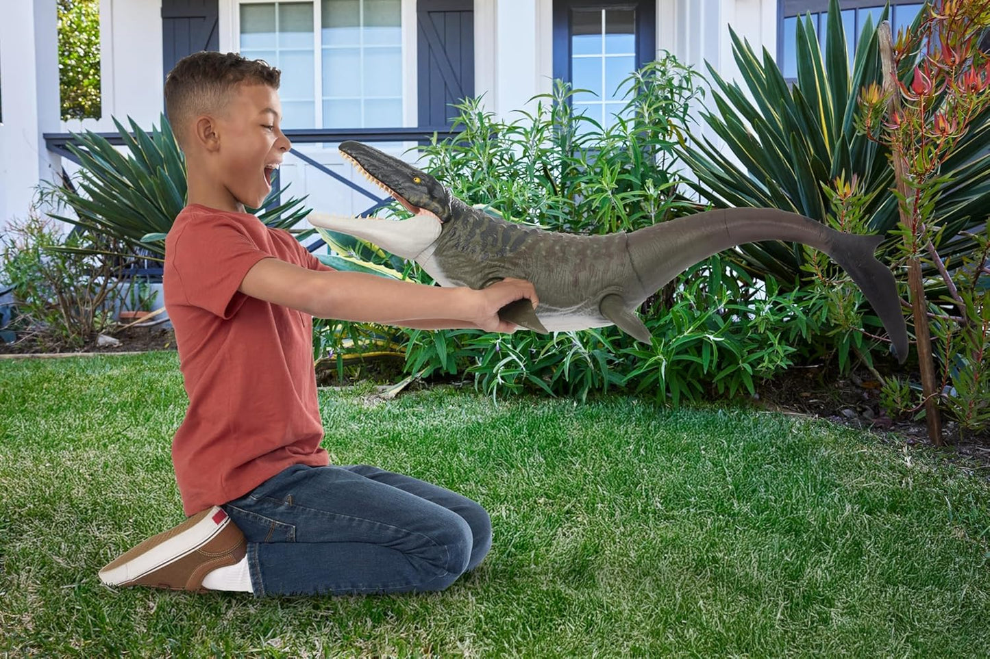 Figura Mosasaurus Super Colosal Jurassic World Rebirth