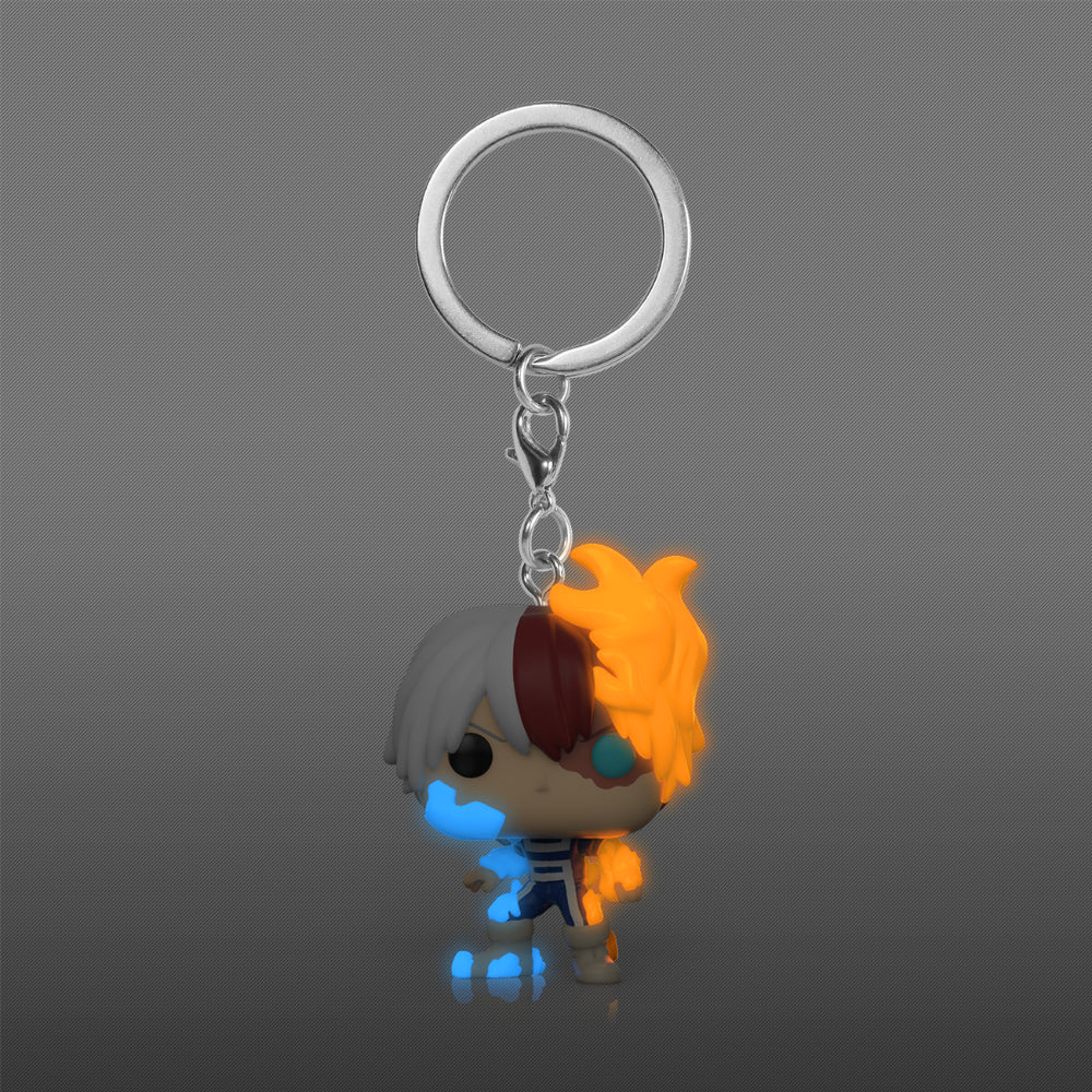 Pocket Pop LLavero Shoto Todoroki My hero Academia Glow In the Dark