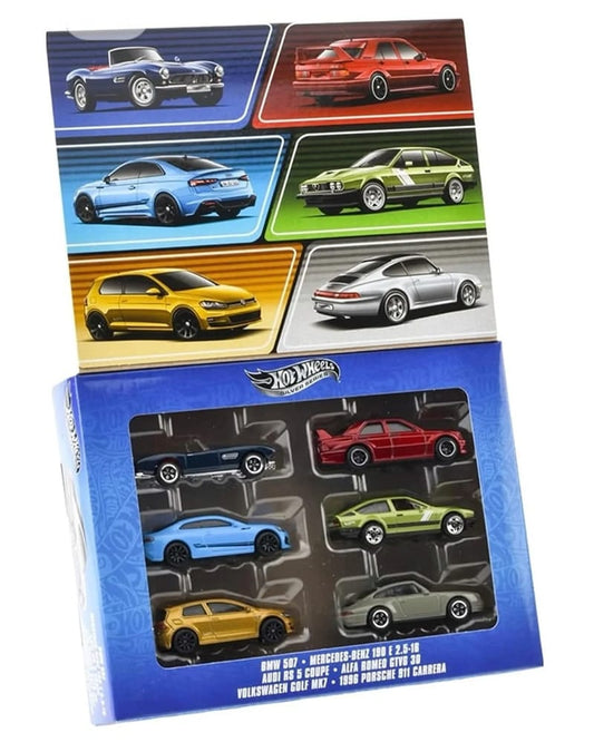 Hotwheels Silver Series pack x6