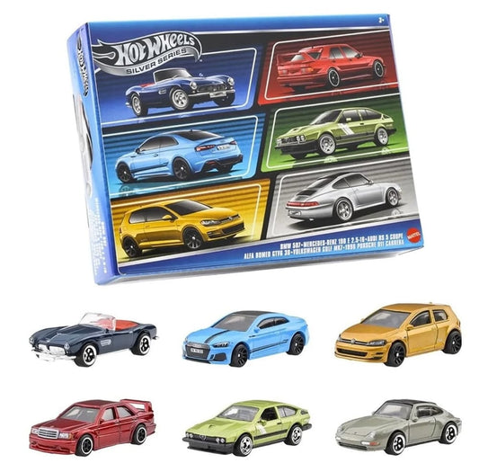 Hotwheels Silver Series pack x6