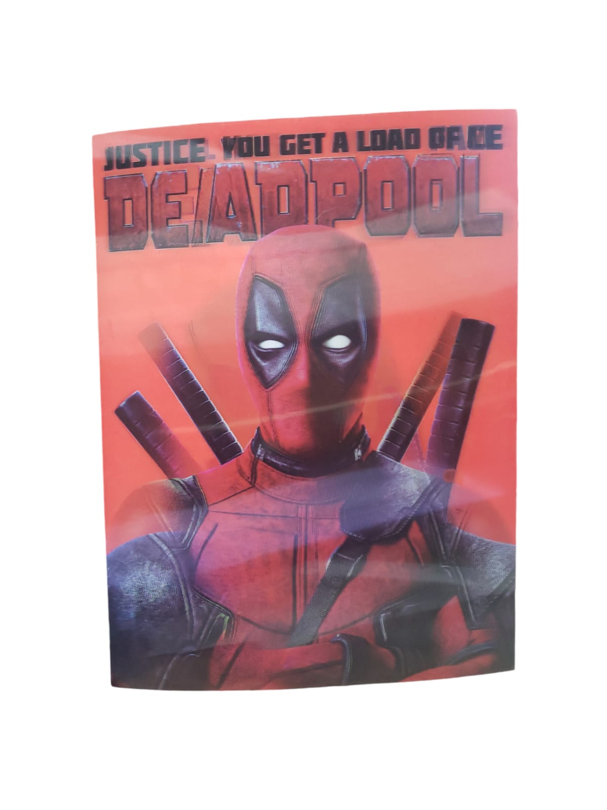 Poster 3d Lenticular de 2 en 1 Dead pool