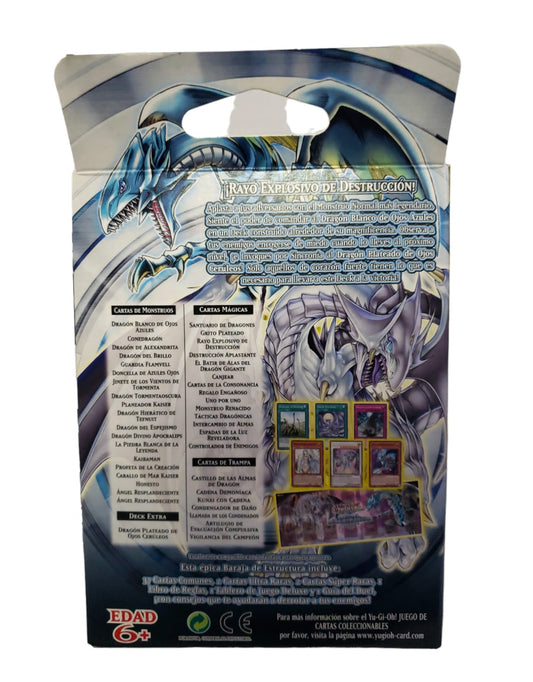 Yu gi oh! Baraja de estructura Saga del Dragon blanco de ojos azules