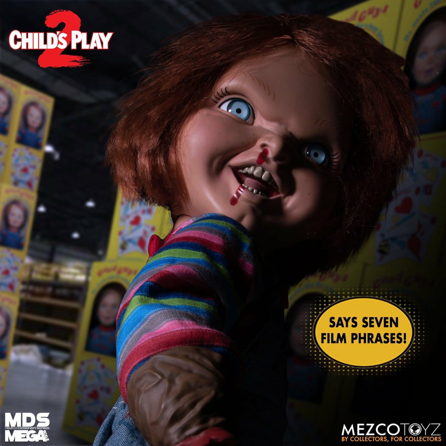 Figura Chucky Child`s Play 2 Con voces