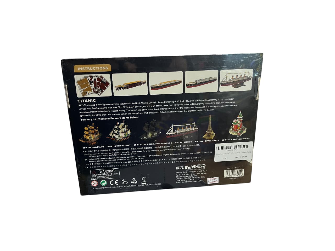 Rompecabezas 3D Titanic BuildDream