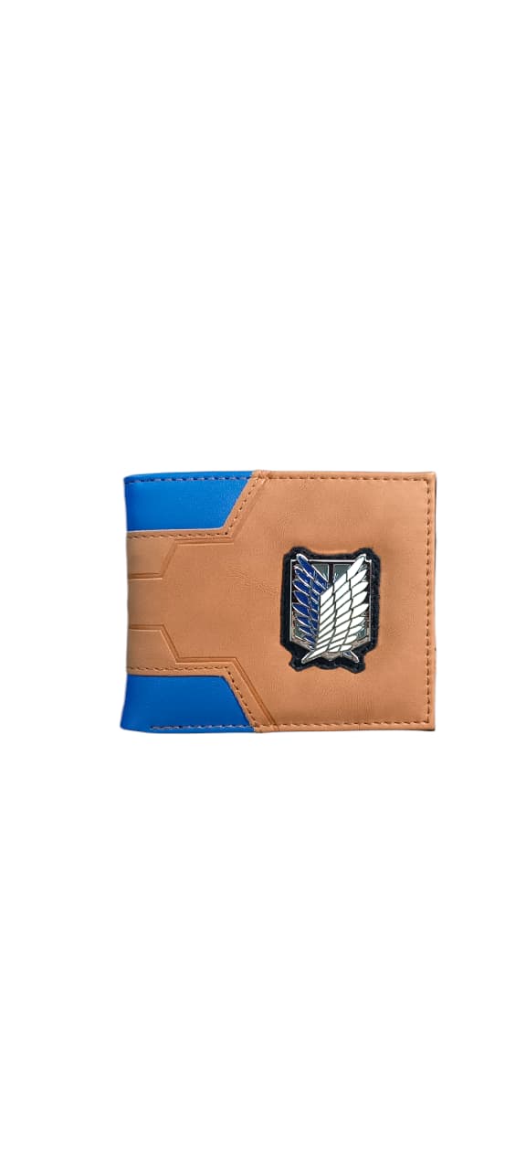 Billeteras Shingeky chapa metalica