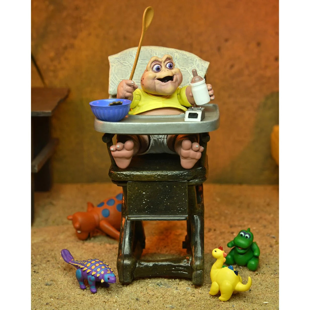 Figura Neca Baby Sinclair Dinosaurs Original