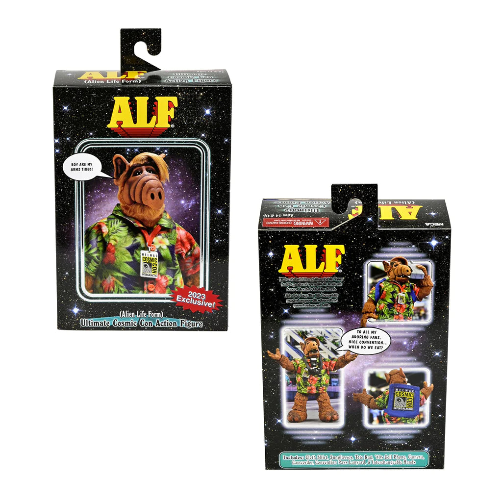 Neca Alf 2023 Exclusive Ultimate Cosmic Con