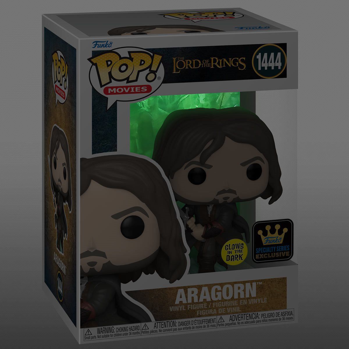 Funko Pop 1444 Aragorn El Señor de los Anillos Exclusive Glow in the dark