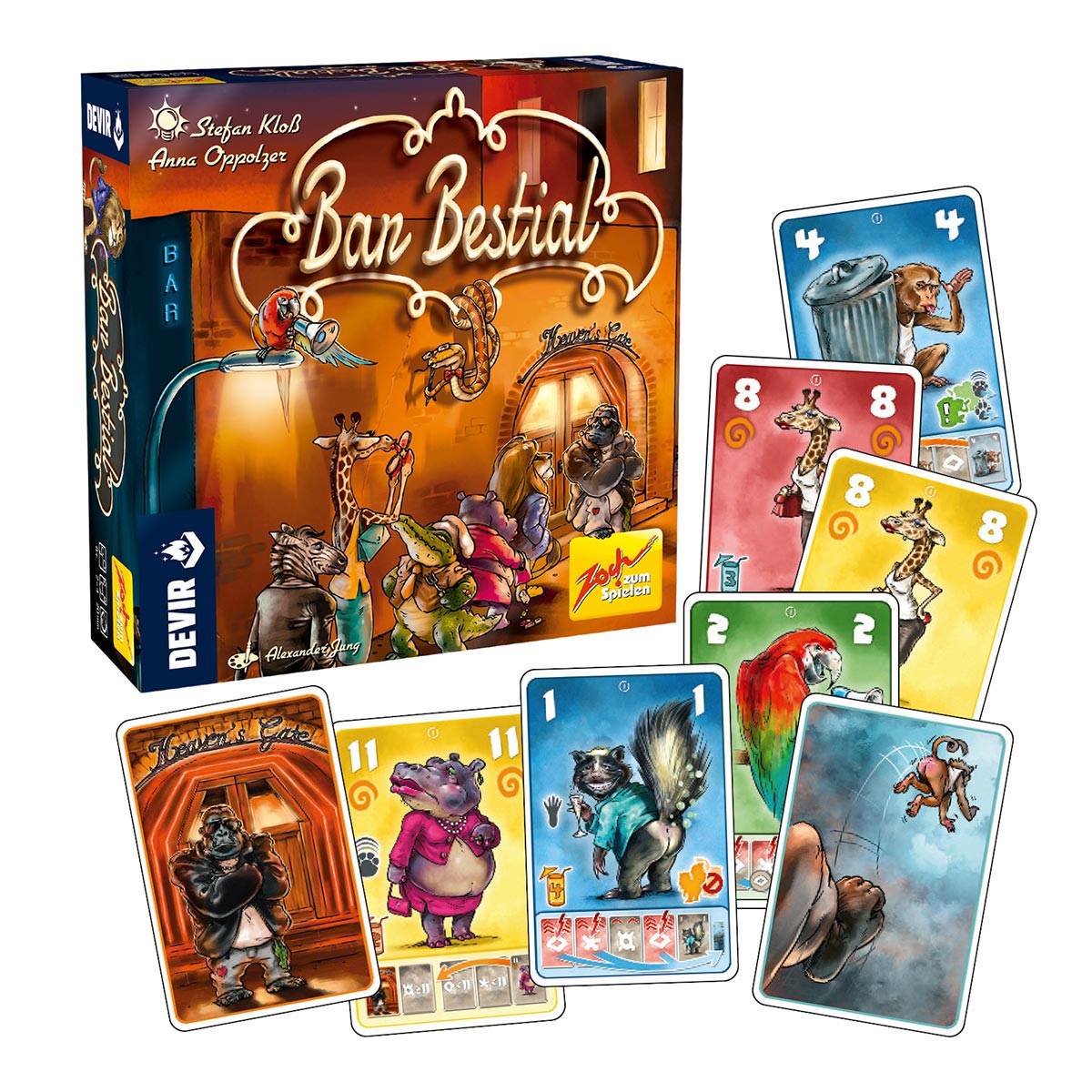 Bar Bestial Juego de cartas
