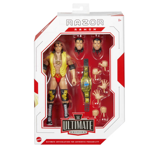 Figura luchador Razor ramon wwe ultimate edition