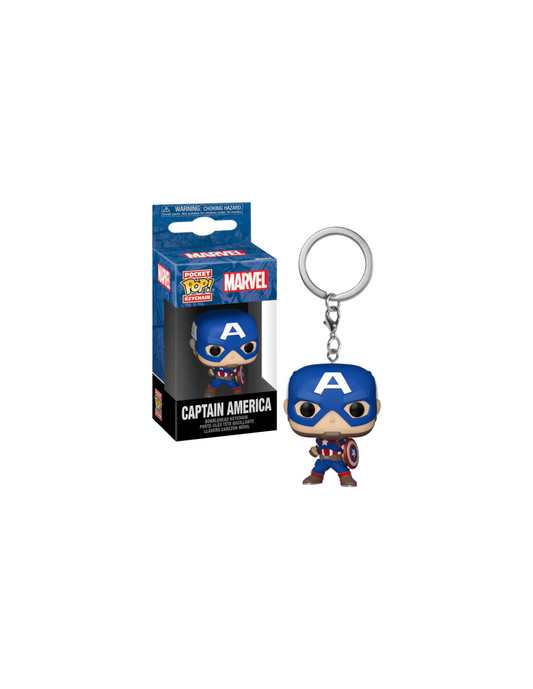 Llavero Pocket Pop Capitan America