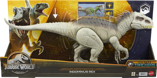 Jurassic World Indominus Rex Camuflaje y combate Luz y sonido