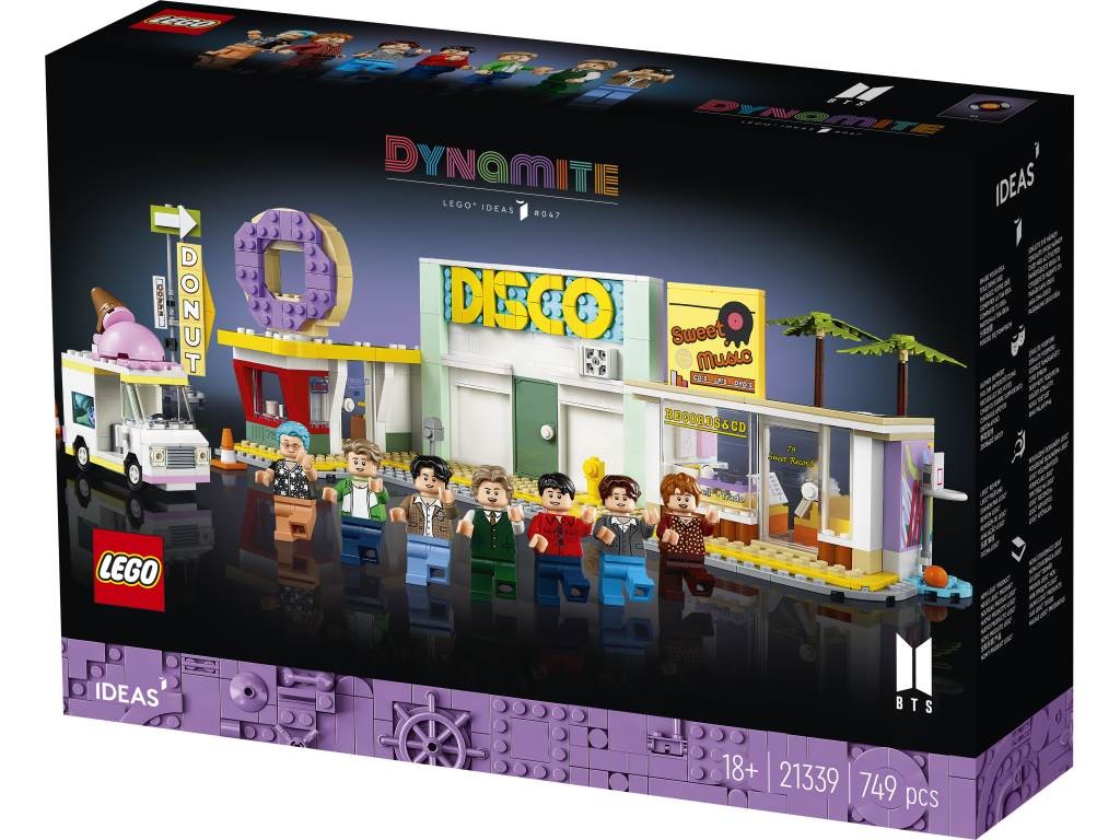 Lego BTS Dynamite 749 piezas 7 minifiguras